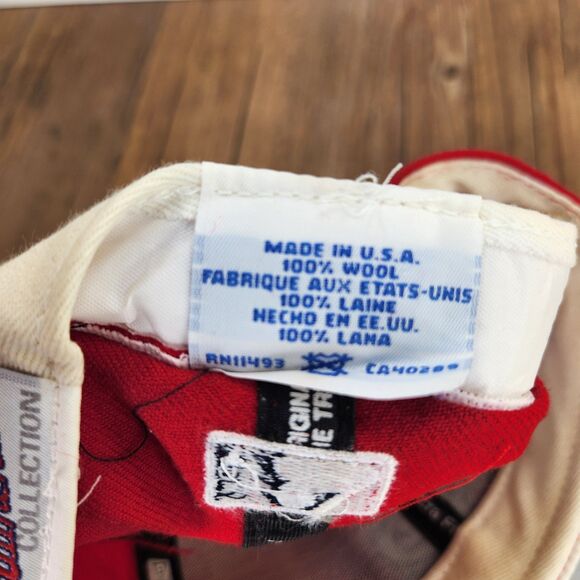 VINTAGE St Louis Cardinals New Era 59fifty Sz 7.5 Hat Cap Red Wool USA Baseball - Picture 10 of 11